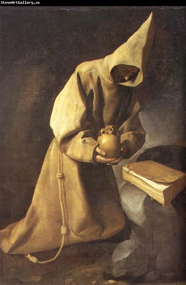 ZURBARAN  Francisco de Meditation of St Francis